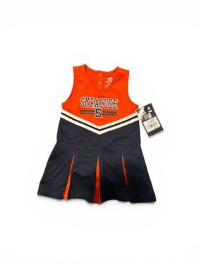 NWT Team Athletics Girls Syracuse Cheer Dress - Orange & Navy Size 3T